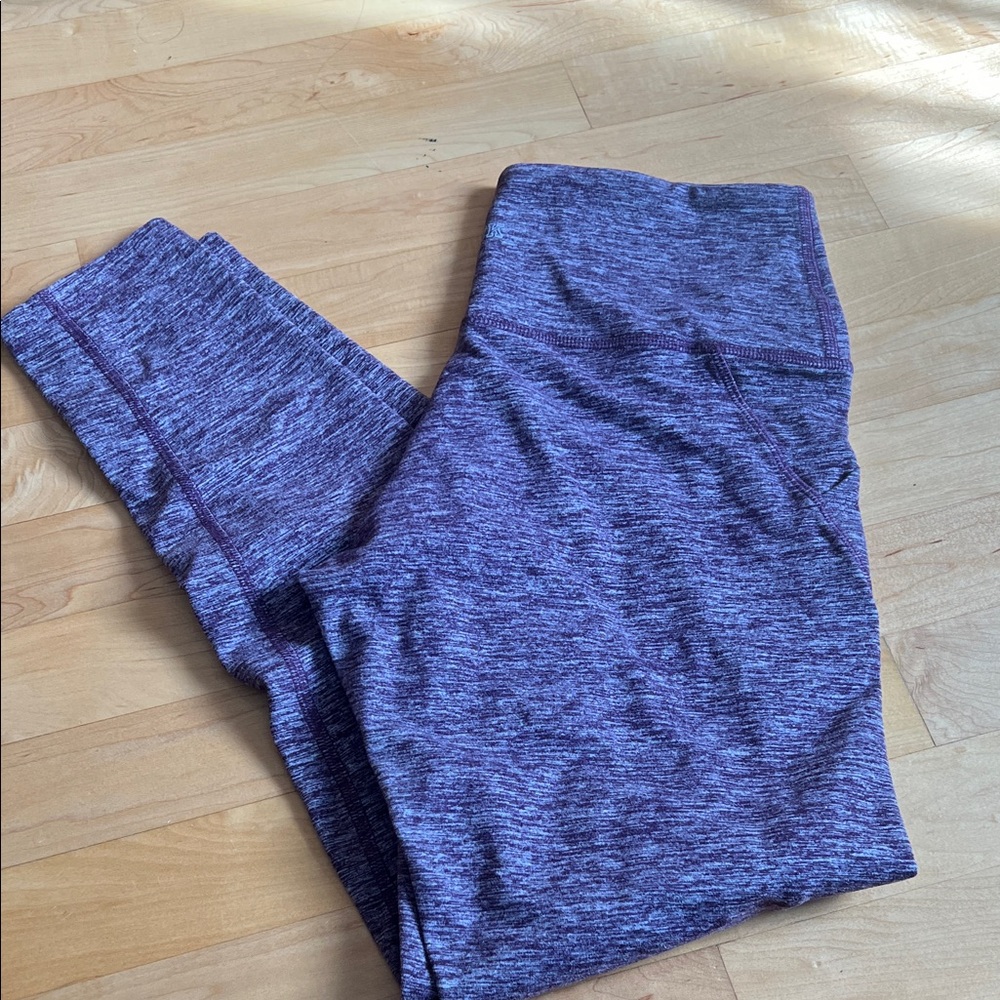 PINK Victoria's Secret Heathered Purple Leggings